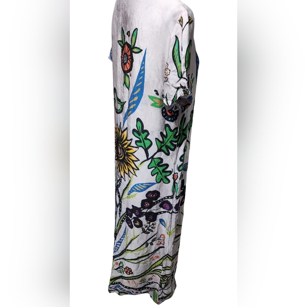 La DoubleJ Tree Of Life Swing Dress Pebbled Sable Runway Vouge Women’s Size XL - Picture 10 of 15